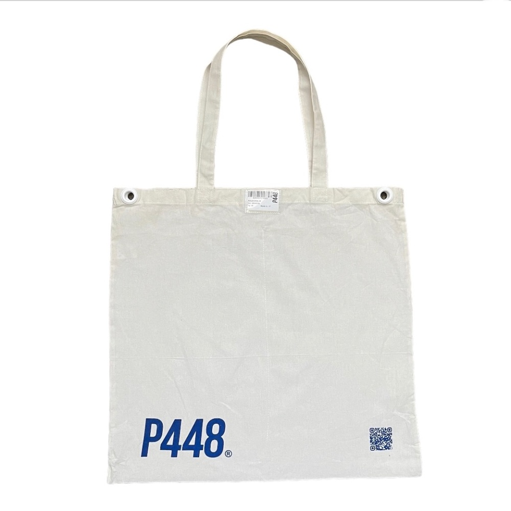 P448 canvas tote bag, NEW WITH TAGS